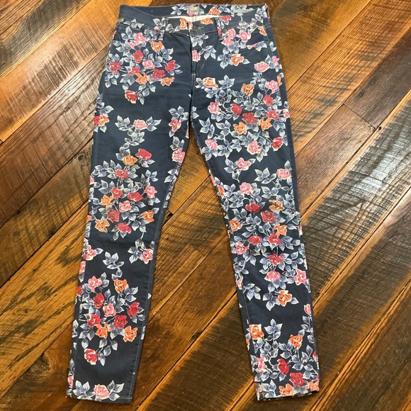 Citizens of Humanity Thompson Medium Rise Skinny Floral Jeans Women’s 28 - Picture 3 of 15